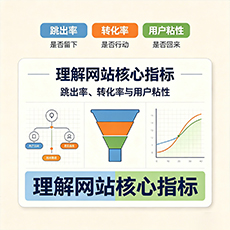 禄丰建站-理解网站核心指标：跳出率、转化率与用户粘性