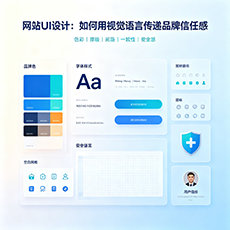 楚雄建站-网站UI设计：如何用视觉语言传递品牌信任感