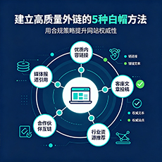 楚雄建站-建立高质量外链的5种白帽方法